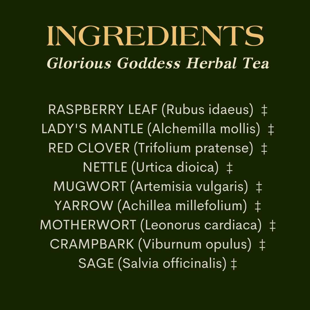 Goddess Collection Tea Glorious Goddess Herbal Tea β NINMA